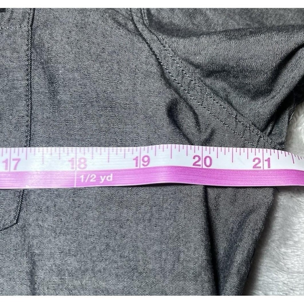 Oakley Mens Size Medium Grey Long Sleeve Button-Up Shirt Heathered Lifestyle - Picture 8 of 16
